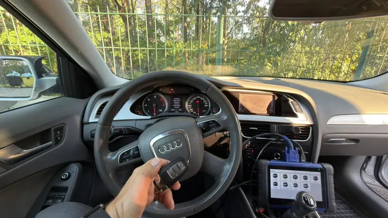 Klucz do auta Audi — realizacja DiKey